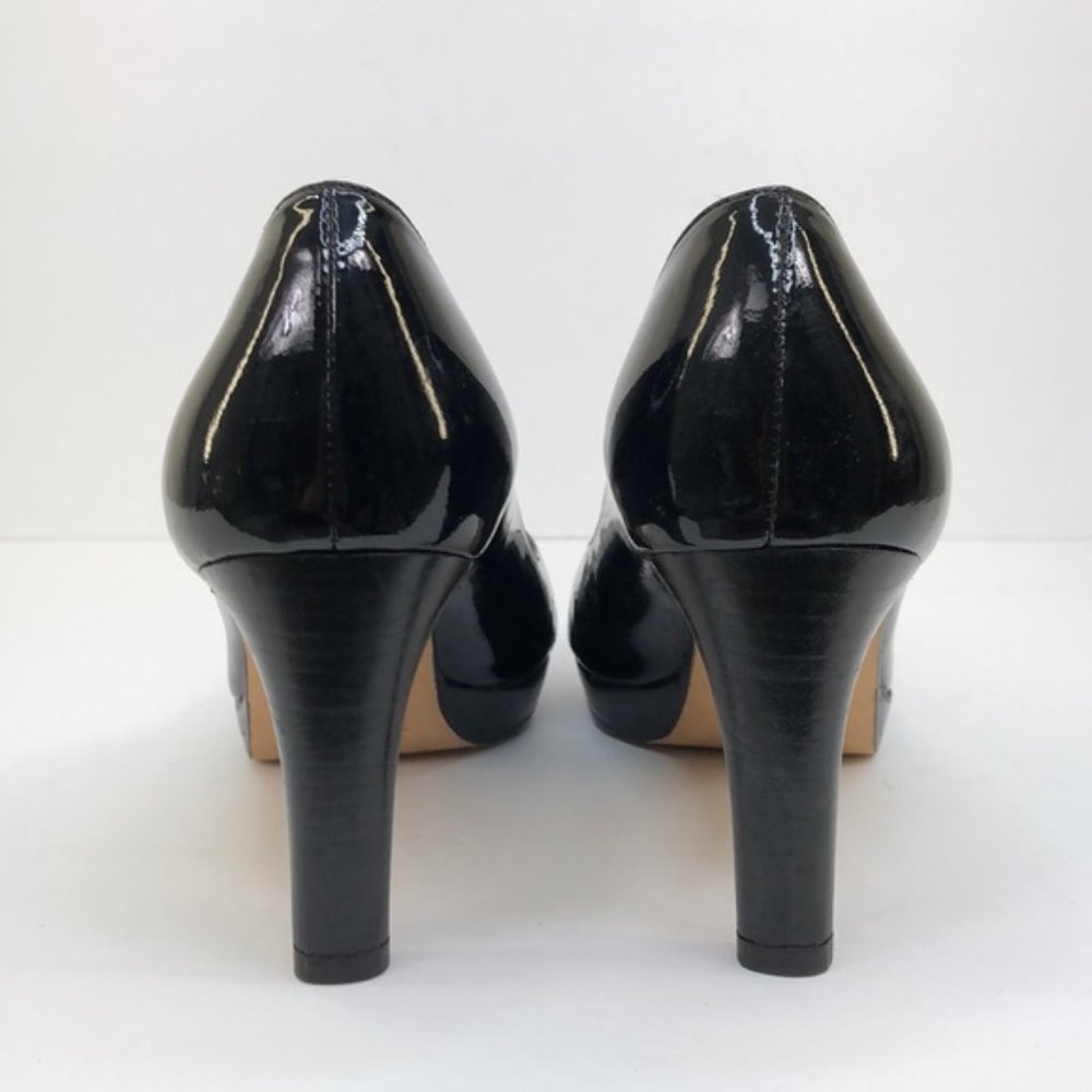 Stuart Weitzman Black Peep Toe Heels - Picture 9 of 10